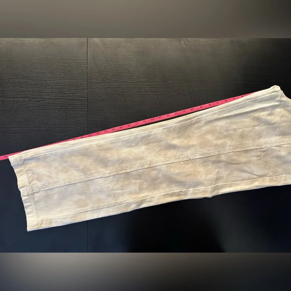 Zara Cream & White Straight Leg Jean - Picture 7 of 12